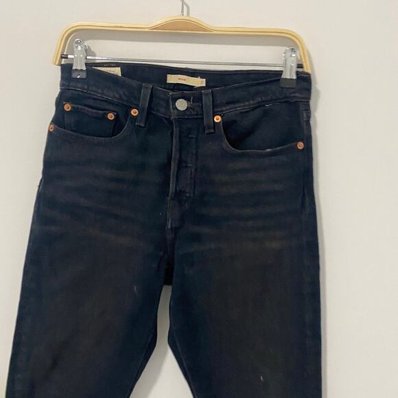 Levi's Wedgie Fit Black Jeans Size 27 - Picture 6 of 8